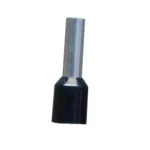 Terminal tubular sobremoldeado simple negro 10AWG E6012