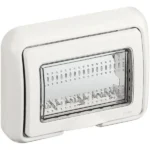 Tapa idrobox 25603 3 módulos IP55 matix blanco  B bticino