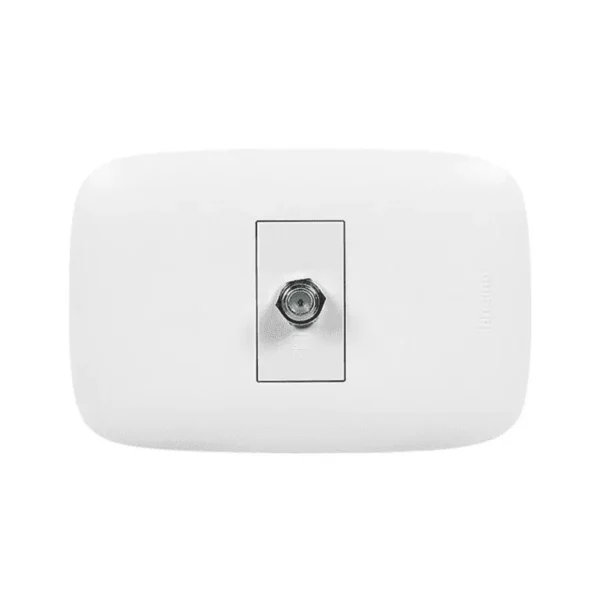 Toma Coaxial Tv Tipo F AP1152 Domino Sencia Bticino