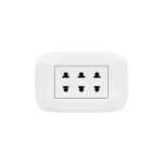 Tomacorriente Universal Triple AP1312 16A 250v AP1312 Domino Sencia Bticino