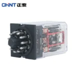 Rele Enchufable 11 Pines 12Vdc 10A 3Nanc Con Indicador Mecanico JMK3P-I CHINT