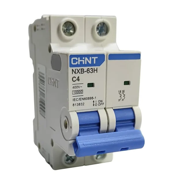 Interruptor termomagnetico riel din 3x63amp 10kA curva C NXB-63 3P C63 CHINT
