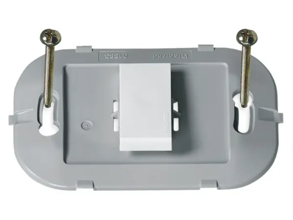 Tomacorriente Universal Doble 2P AP1212 domino sencia Bticino - Imagen 2