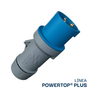 ENCHUFE 16AMP 2P+T 250V AZUL