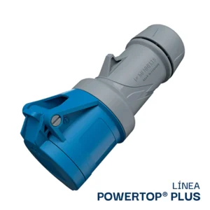 TOMA AEREA 16AMP 2P+T 250V AZUL 6H IP44 3402 POWERTOP PLUS MENNEKES