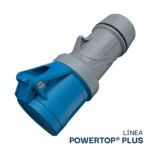 TOMA AEREO 32AMP 2P+T 250V AZUL 6H IP44 3414 POWERTOP PLUS MENNEKES