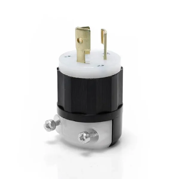 Enchufe con bloqueo 2x15 a Nema L5-15P Leviton