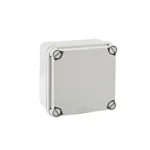 Caja de pase hermética IP65 - IP67 113X113X68mm con laterales lisos IDE