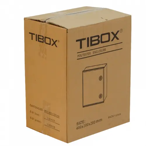 Tablero de poliester IP65 Tibox 3 Tablero de poliester IP65 Tibox