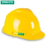 CASCO TIPO JOCKEY 4 PUNTAS SUSPENSION NYLON C/RACHET C/AMARILLO TRIDENTE