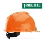 CASCO TIPO JOCKEY 4 PUNTAS SUSPENSION NYLON C/RACHET C/NARANJA TRIDENTE