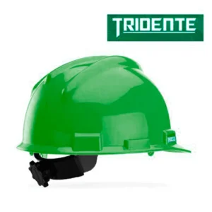 CASCO TIPO JOCKEY 4 PUNTAS SUSPENSION NYLON C/RACHET C/VERDE TRIDENTE