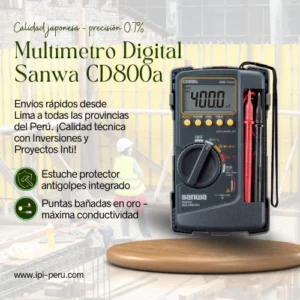 Multímetro Digital Sanwa CD800a