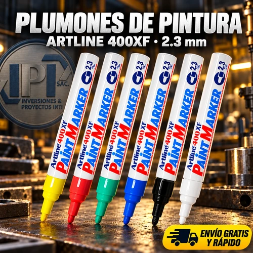 Plumón de Pintura Artline 400XF AMARILLO 2.3mm - Imagen 2