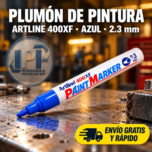 Plumon de Pintura Artline 400XF azul 2.3mm Plumón de Pintura Artline 400XF azul 2.3mm